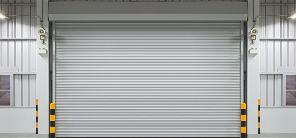grey roller garage door