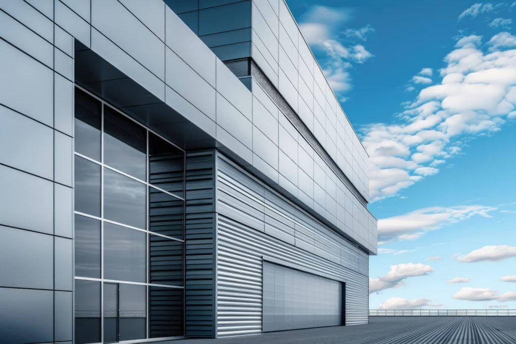 Industrial door for corporate business